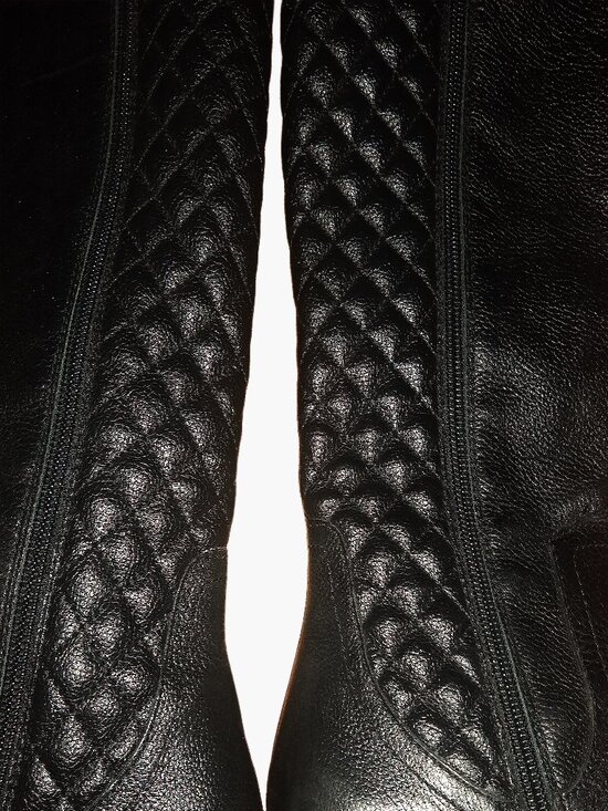 NATURALIZER N5 COMFORT KNEE HIGH BLACK BOOTS SIZE 6.5 US - Picture 11 of 14